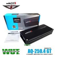 ราคา AUDIO QUART ClassD4Channel เพาเวอร์แอมป์ขับเสียงกลางแหลม ซับวูฟฟเฟอร์ กำลังขับ 2000วัตต์ Watts AUDIO QUART รุ่น AQ 250 4GT GT Series (9913008956)