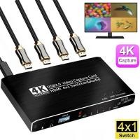 ราคา danglan 4K Video Capture Card 1080P 60fps Compatible to USB 3 0 Camera Game Capture Recording for Live Streaming (22132612059)