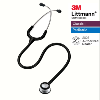 ราคา 3M Littmann Classic II Stethoscope Pediatric 2113 Black Tube Standard Finish Chestpiece (23009724619)