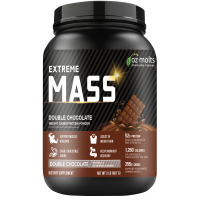 ราคา Ozmolts Extreme Mass Gainer Powder Chocolate เวย์โปรตีน โปรตีน ลีนไขมัน สนับสนุนการออกกำลังกาย Protein Weight Gainer 2LB (23189348708)