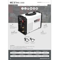 ราคา เครื่องเชื่อมอินเวอร์เตอร์ ตู้เชื่อม เชื่อมไฟฟ้า WEL D รุ่น MMA160D 140แอมป์ สีขาว ของแท้ 100 รับประกันจากศูนย์ 1ปีเต็ม (20571512776)