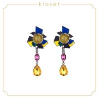 ราคา KLOSET Mini Windy Earrings SS18 ACC013 ต่างหูห้อยประดับดับเพรช (7623706083)