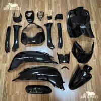 ราคา ชุดสี Scoopy i ปี2017 2019 18 ชิ้น สีดำล้วน ติดลายปี2019ดำ (21472538330)