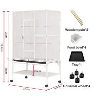 ราคา Winky wink กรงนก กรงทรงบ้าน กรงเพาะนก กรงกระรอก เคลือบกันสนิม สัตว์เลี้ยง นกแก้ว สำหรับนกทุกขนาด ซันคอนัวร์ ค็อกคาเทล แอฟริกันเกรย์ (23140564344)