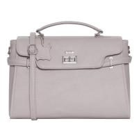 ราคา Jacob International กระเป๋าถือผู้หญิง ใส่ไอแพดและ A4 ได้ V4468 เทาน้ำตาลดำ (22971492943)