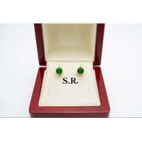 ราคา S R ต่างหูทองพลอยมรกต เม็ดละ 0 50 กะรัต น้ำ100 ขาวสวยไฟดี พร้อมใบรับรองสินค้า เคลือบทองคำแท้100 (22277322223)