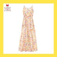 ราคา OHAYO ICE TSU Kloset Etcetera Summer Melt Dress เดรสยาวสายเดี่ยว ผ้าพิมพ์ลาย (21953412557)