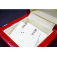 ราคา S R ต่างหูทองคำขาว ต่างหูเพชร เม็ดละ 0 02 กะรัต เพชรน้ำ 100 ขาววสวยไฟดีน้ำ พร้อมใบรับรองสินค้าเคลือบทองคำขาวแท้ 100 (22947668748)