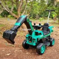 ราคา D Kids รถแบตเตอรี่เด็ก รถเด็กนั่งแมคโครตักดิน รุ่นใหม่ที่ตักดินใช้ระบบไฟฟ้า มีกระบะพ่วงท้ายLnc2021 (14208757679)