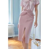 ราคา CHERZ RW2302 Skirt กระโปรงทรงกระสอบผ่าหน้า (19003188133)