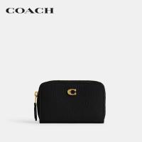 ราคา COACH กระเป๋าใส่บัตรผู้หญิงรุ่น Essential Small Zip Around Card Case CR551 B4 BK สีดำ (23271587080)