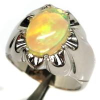 ราคา แหวนผู้ชาย เงินแท้ 925 ชุบทองคำขาว ประดับพลอยแท้ คัดเกรดสวยทุกชิ้น (22030260128)