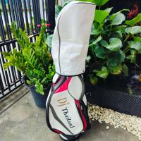 ราคา ไม่มีสายสะพาย ถุงกอล์ฟ DJ THAILAND มือสอง สภาพเดิมๆค่ะ เป็นถุง TOUR วัสดุดี ทำความสะอาดง่าย ลดราคาพิเศษ (23189997033)