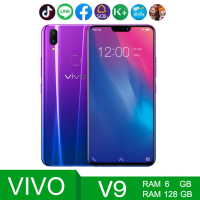 ราคา vivo V9 แรม 6 รอม 128 GB หน้าจอ HD 6 26 นิ้ว เอนดอย 8 1 ระบบแสกนนิ้นิ้วมือและแสกรนใบหน้า ติดฟิล์มกระจกให้ฟรี (12362751622)