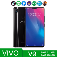 ราคา vivo V9 แรม 6 รอม 128 GB หน้าจอ HD 6 26 นิ้ว เอนดอย 8 1 ระบบแสกนนิ้นิ้วมือและแสกรนใบหน้า ติดฟิล์มกระจกให้ฟรี (12362751623)