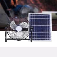 ราคา พัดลมโซล่าเซลล์ ขนาด 14 นิ้ว สีดำ พร้อมแผงโซล่าเซลล์ 20W แบตเตอรี่ในตัว (8684274161)