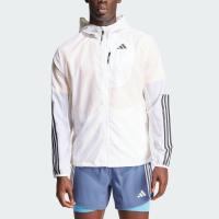 ราคา adidas วิ่ง เสื้อแจ็คเก็ต Own The Run 3 Stripes ผู้ชาย สีขาว IQ3845 (22440388745)