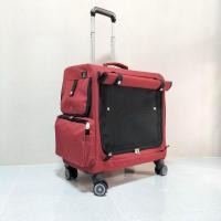 ราคา ่jaywa กระเป๋าแมวล้อลากสะพายได้ กระเป๋าเป้แมวมีล้อ กระเป๋าหมาล้อลากสะพาย ใส่แมว2ตัว ใส่แมวตัวใหญ่ ลากขึ้นบันไดเลื่อนได้ (22868488523)