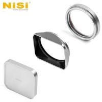 ราคา NiSi อุปกรณ์เสริมกล้องดิจิตอลฝาปิดเลนส์กระจกบังแดด UV สำหรับ X100VI ฟูจิสีดำและสีเงินสองสีปรับได้ถึง49มม ตัวกรองฟูจิ X100ชุด (21780498599)