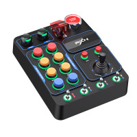 ราคา กล่องควบคุมกุญแจมัลติฟังก์ชั่นจำลองการแข่งรถ CB1 PXN กล่องควบคุมส่วนกลาง RGB ที่กำหนดเองสำหรับพีซี Gen2 V9 จำลองรถบรรทุกยุโรป (23144816262)
