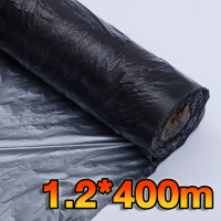ราคา COD พลาสติกคลุมดิน ผ้ายางคลุมดิน 400ม พลาสติกคลุมแปลง พลาสติกดำเงิน กันวัชพืช ปลูกผัก (23232770300)