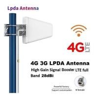 ราคา 28dBi Antenna 690 3700MHz Log Outdoor Antenna LPDA Antenna for Repeater GSM 2G 3G 4G 5G Mobile Signal Booster (14804328204)