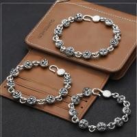 ราคา Chrome Hearts กำไลข้อมือคู่รักสีเงิน S925แบบพังค์ของฮิปฮอปสร้อยข้อมือสำหรับผู้ชายหล่อและเป็นส่วนตัวสร้อยลูกปัดกลมขนาดเล็กรูปสมอเรือสร้อยข้อมือหลายส่วนรูปดาวหกเหลี่ยมสำหรับงานฝีมือสำหรับทั้งหญิงและชาย 