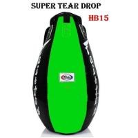 ราคา Fairtex Heavy Bag HB15 supper tear drop green yellow Training MMA K1 Un filled กระสอบทรายแฟร์แท็กซ์ HB15 สีเขียว เหลือง ขายแบบไม่บรรจุ (16883918339)