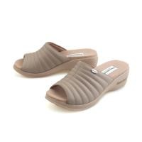 ราคา JF579 Khaki Dortmuend F Series รองเท้าสุขภาพ ที่พื้นรับโค้งเว้าเพื่อความสบายของอุ้งเท้า (22202264924)