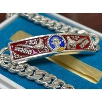 ราคา เลสหลวงพ่อรวย ขนาด1บาท เนื้อเงินลงยา สีแดงนิยม รับประกันแท้100 (18548242028)