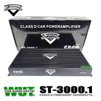 ราคา STATUS เพาเวอร์แอมป์ คลาสดี ขับลำโพงซับวูฟเฟอร์หรือซับเบส CLASS D 1CH 3000Watts Status ST 3000 1 (22822685545)