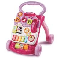 ราคา Vtech Sit To Stand Learning Walker ของเล่น รถเข็น หัดก้าวเดิน แยกชิ้นส่วนได้ สีชมพูเข็ม (4842556)