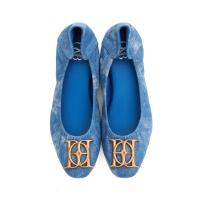 ราคา O B รองเท้าผ้ายีนส์ซับหนังแกะ รุ่น AUDREY CREST DENIM IN LIGHT INDIGO 11245SA32318F F4BLXX (22534861001)