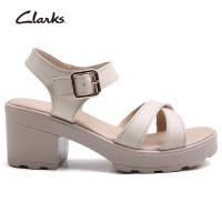 ราคา Clarks รองเท้าคัทชูผู้หญิง LAINA55 COURT2 รองเท้าส้นสูงหนังลำลองผู้หญิง 26154826 Womens Heeled Sandals (22410695370)