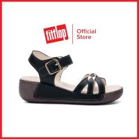 ราคา FitFlops F MODE รองเท้าแตะส้นแบนแบบหนังเมทัลลิก คอร์กแบบมีหัวรองเท้า (20835138231)