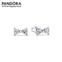 ราคา Pandora Silver Bow sterling silver stud earrings (22905948568)