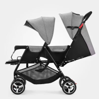 ราคา Annie รถเข็นเด็ก รถเข็นเด็กแฝด ปรับเอนนอนได้ นั่งเอน นอน รถเข็นเด็กพับได้ Baby stroller (22053118725)