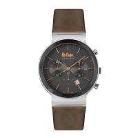 ราคา Lee Cooper LC06915 364 นาฬิกาข้อมือผู้ชาย สายหนังสีน้ำตาล (18195009232)