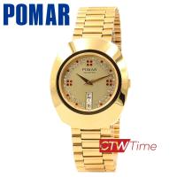 ราคา Pomar นาฬิกาข้อมือผู้ชาย สายสแตนเลส รุ่น PM73531GG01 สีทอง หน้าปัดสีทอง (8012920590)