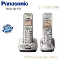 ราคา Panasonic KX TG4221N โทรศัพท์ไร้สาย แบบโทร 4 ทาง DECT 6 0 PLUS พร้อมแสดงหมายเลขผู้โทร การรอสาย และลำโพง 2 เฮดเซต (22798937017)