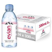 ราคา ส่งฟรี 3 ลัง 72 ขวด Evian Mineral 330 ml PET น้ำแร่ Evian ขนาด 330 ml (9835505028)