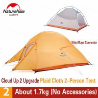 ราคา Naturehike Cloud Upอัพเกรดเต็นท์ตั้งแคมป์สำหรับ 1 3 คนเบามากเต็นท์เดินป่ากลางแจ้งกันน้ำเต็นท์สองชั้น 20D 210Tผ้าพร้อมเสื่อเต็นท์ (20412540850)