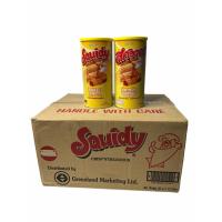 ราคา SQUIDY สควิดดี้ ปลาหมึกอบกรอบ BAKED SQUID กระป๋องใหญ่สีเหลือง 90g 1ลัง บรรจุ 12 กระป๋อง ราคาส่ง ยกลัง สินค้าพร้อมส่ง (7151326239)