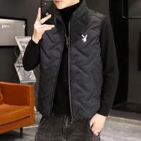 ราคา เสื้อกั๊กผู้ชาย Playboy ฤดูใบไม้ร่วง ฤดูหนาว แขนกุด คอตั้ง สไตล์เกาหลี แจ็คเก็ตสีพื้น เสื้อกั๊กแฟชั่น แขนกุด ปกติ (20979010918)