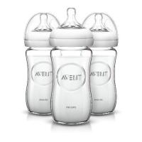 ราคา ขวดนมแก้ว AVENT Natural Glass Bottle 8 Ounce Pack of 3 (100098196)