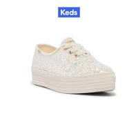 ราคา KEDS รองเท้าผ้าใบ มีส้น รุ่น POINT GLITTER CELEBRATIONS สีครีม WF68124 (22846488237)