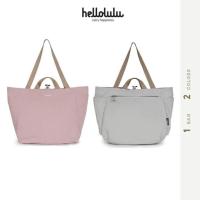 ราคา Hellolulu รุ่น JAKE ECO Edition Double sided 2 way Tote สลับใช้ได้ทั้ง 2 ด้าน 1 ใบมี 2 สี กระเป๋า TOTE กระเป๋าสะพายไหล่ BC H50332 กระเป๋าถือผู้ชาย ผู้หญิง Double Sided 2 way (22494638462)