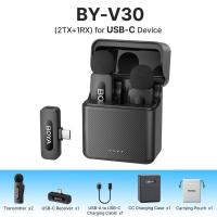 ราคา New BOYA BY V3 Wireless Mirophone General Lavalier Mirophone for iPhone Android Smartphones Action DSLR Camera with 30h Charging for Recording Interview Vlog (23255398684)