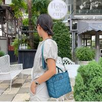 ราคา FN Nylon cloudy lite bag กระเป๋าถือ กระเป๋าสะพายพาดลำตัว 1307 21019 (22503681393)
