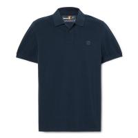 ราคา Timberland Men s Millers River Tipped Pique Short Sleeve Polo เสื้อโปโล TBLMA6943 (22987333917)